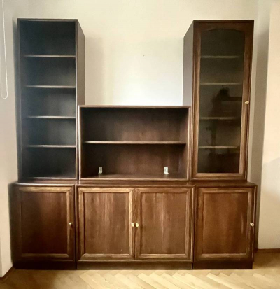 Skříně, dýhovaný dub, 9 ks