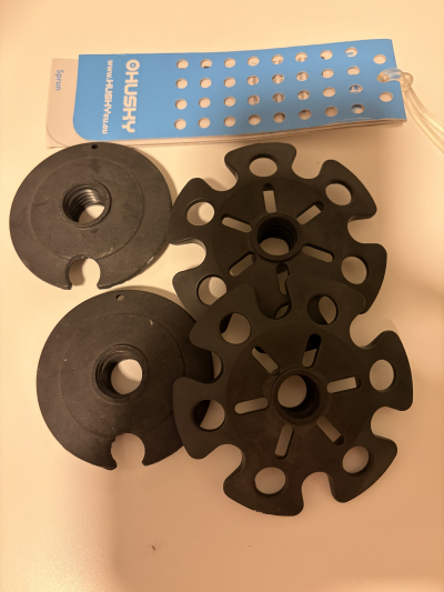 Talířky k trekovým holím