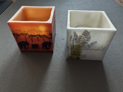 Dekorativní decentí svícny -