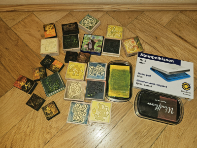 Razítka zvířat a dětských postaviček