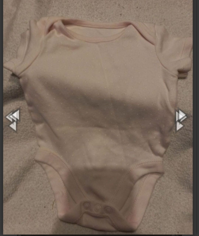 Body růžové bílý puntík vel. 1M