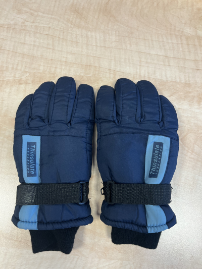 Modré zimni rukavice vel.7