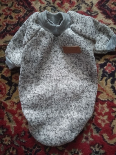 Psí obleček šedý