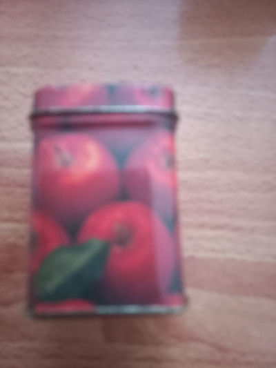 Kovová krabička motiv jablko