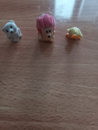 Figurky Ježek, Kačka, medvídek