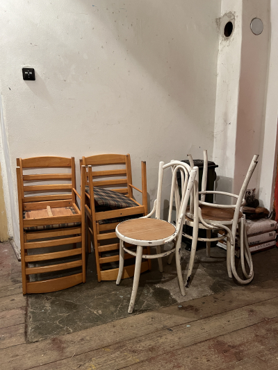 Židle různé druhy