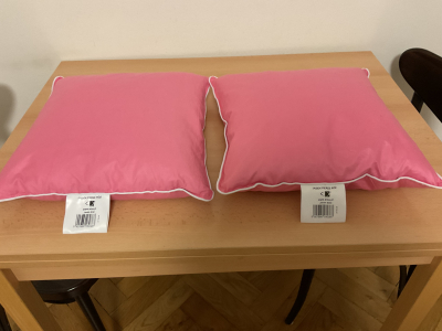 Malé péřové polštáře - 40x40 cm