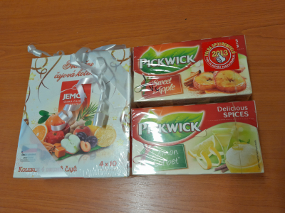 Čaje po min. datu spotřeby