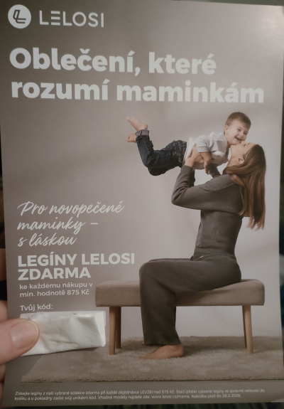 Poukaz Lelosi legíny zdarma
