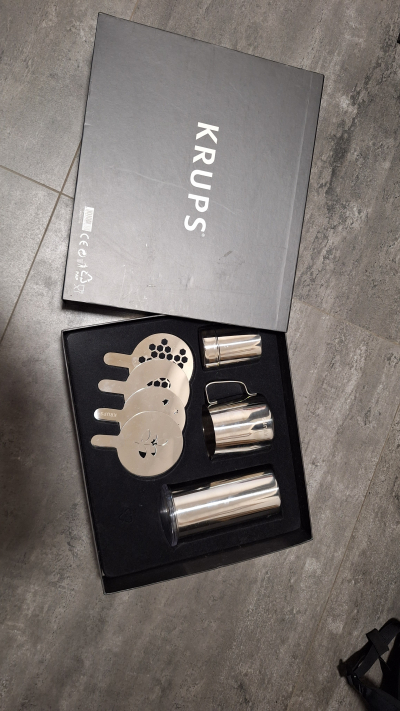 Nerezová sada Krups na výrobu kávových specialit