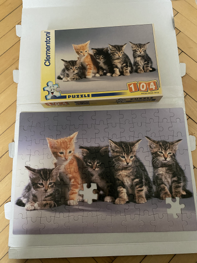 Puzzle pro děti - Kočičky
