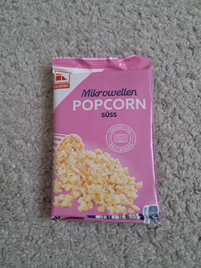 Popcorn sladký, po expiraci