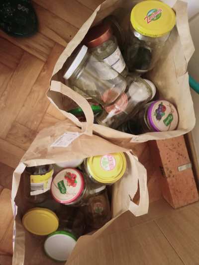 Zavařovací sklenice, různé velikosti