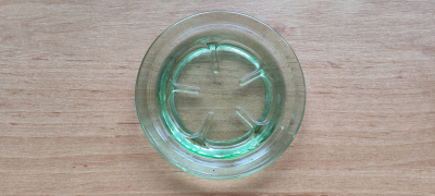Retro skleněný podtácek