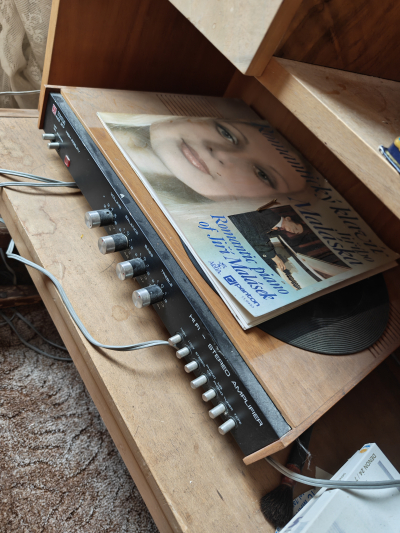 Gramofon( nutno opravit), desky, CD, repro