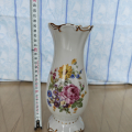 Malovaná pozlacená váza