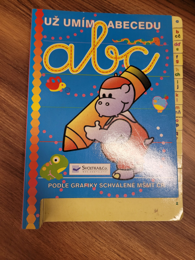 Výuková kniha na psaní