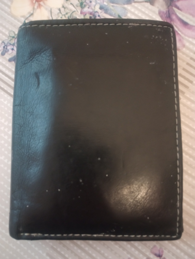 Pánská používaná černá peněženka