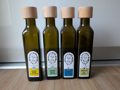 Lahvičky / sklenice 4 ks po 250 ml