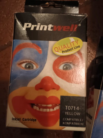 Barva do tiskárny zluta