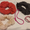 Gumičky a čelenka do vlasů