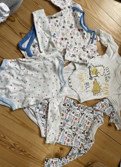 Dětské body s dlouhým rukávem vel.80