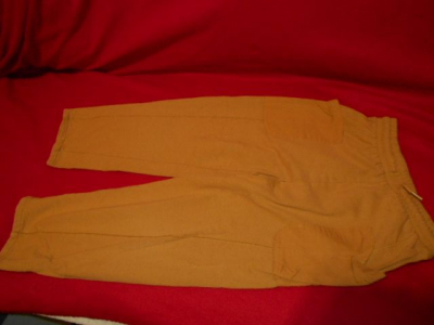 Tepláky barva okrová,