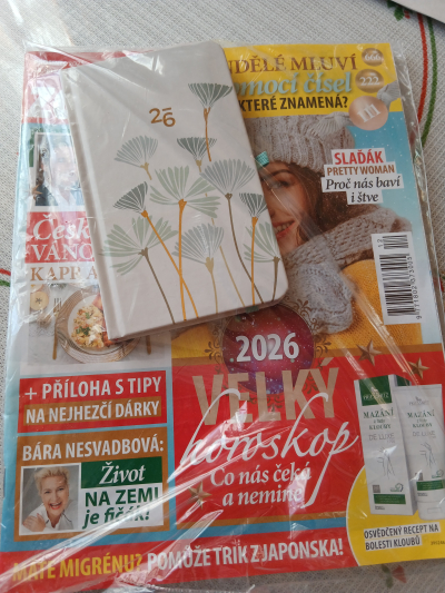 časopis se zápisníkem