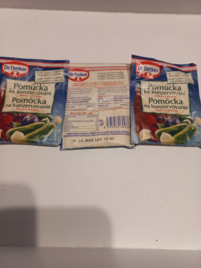 Konzervace zeleniny a ovoce po expiraci