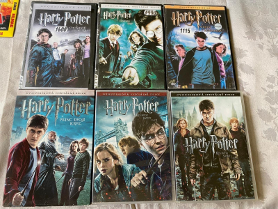 Daruji za odvoz kolekci DVD Harry Potter 1-8