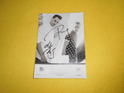 Podepsané foto skupiny Slza,