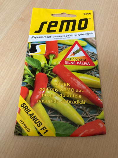 Semínka pálivých paprik