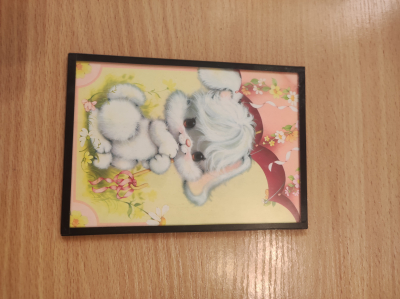 Zarámovaný dětský obrázek