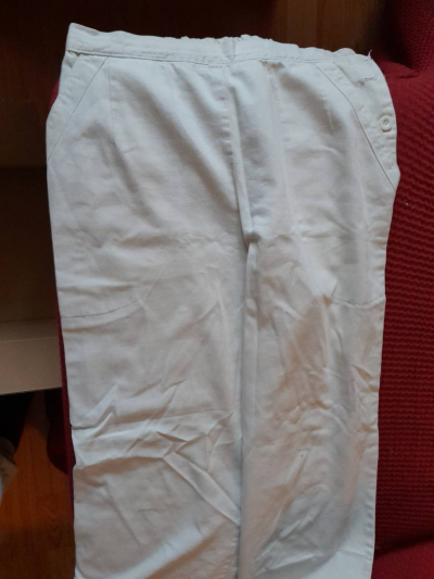 Bílé kalhoty, vel. M
