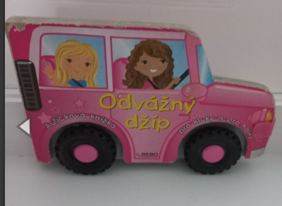 Dětská knížka Odvážný džíp