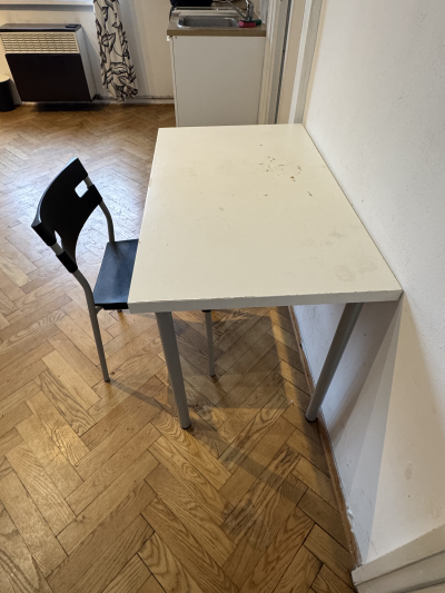 Daruji stůl 60 X 100 cm se židlí