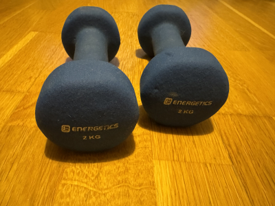 Dvě 2 kg činky Energetics