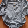 Body světle modré 6-9M