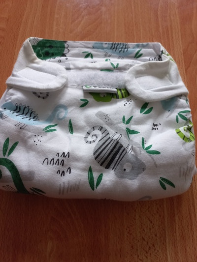 Plenkové kalhotky na suchý zip