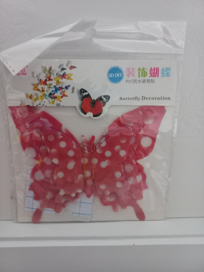 Motýly 3D samolepky na zeď