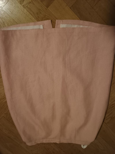 Světle růžová sukně s podšívkou S