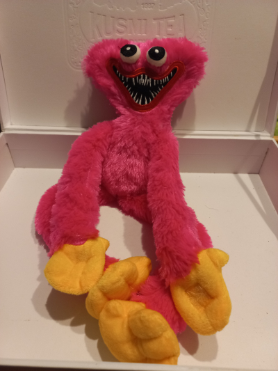 Plyšák růžový radostný