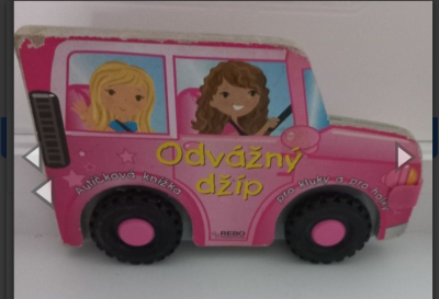 Dětská knížka Odvážný džíp