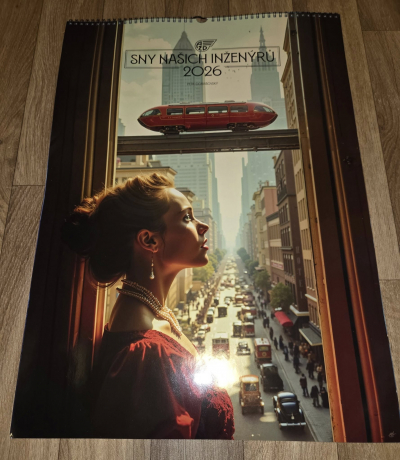 Velký nástěnný kalendář na rok 2026