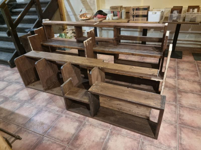 Bývalé regály, dřevo - za odvoz