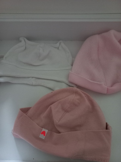 Dětské čepičky 3ks