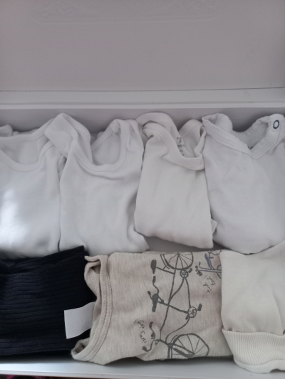 Dětské body, Dupačky, čepička do 4M