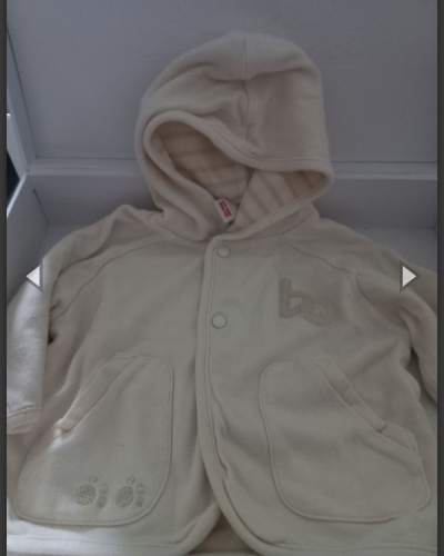 Dětský krásný kabátek s kapucí velikost.68