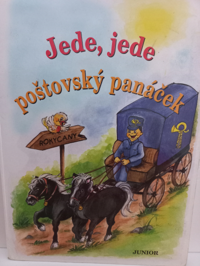 Dětský knížka Jede,jede poštovní panáček