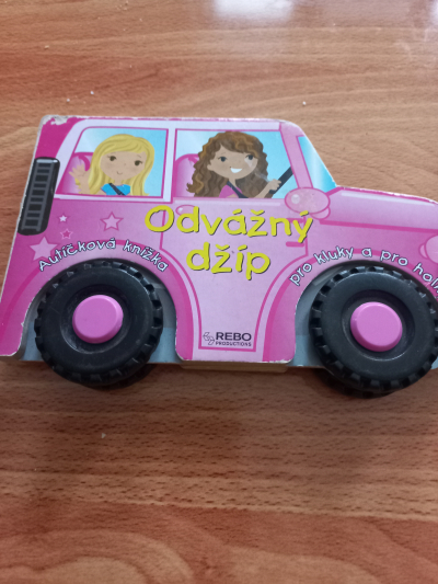 Dětská knížka Odvážný džíp